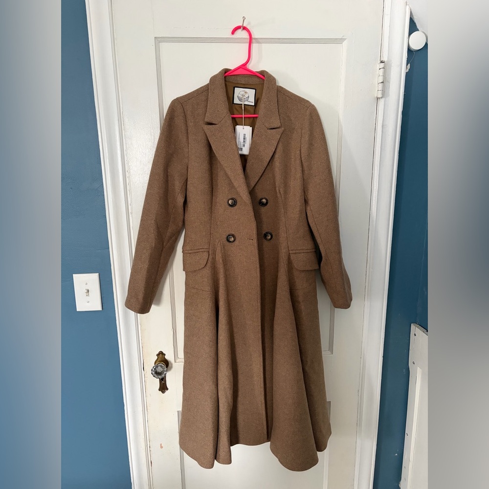 Linennaive The Roman Holiday 17 100% Wool Classic Coat - Picture 7 of 7